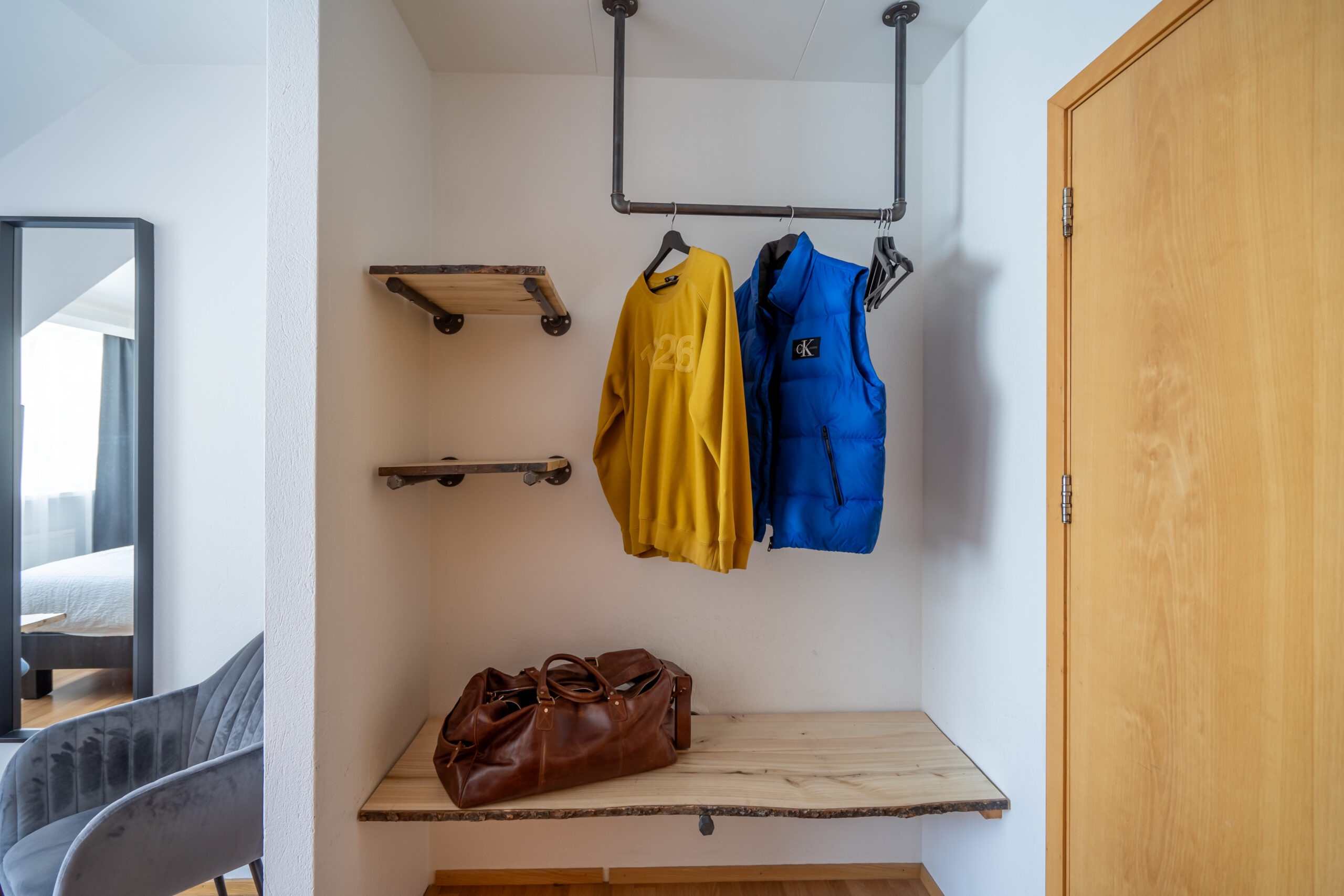 Hotel Room Wardrobe and Coat Rack